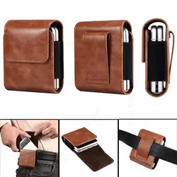 Capa For Tecno Phantom V Flip Leather Phone Case Pouch For TECNO Phantom V Flip Belt Holster Flip Cover Waist Bag For AD11 Funda