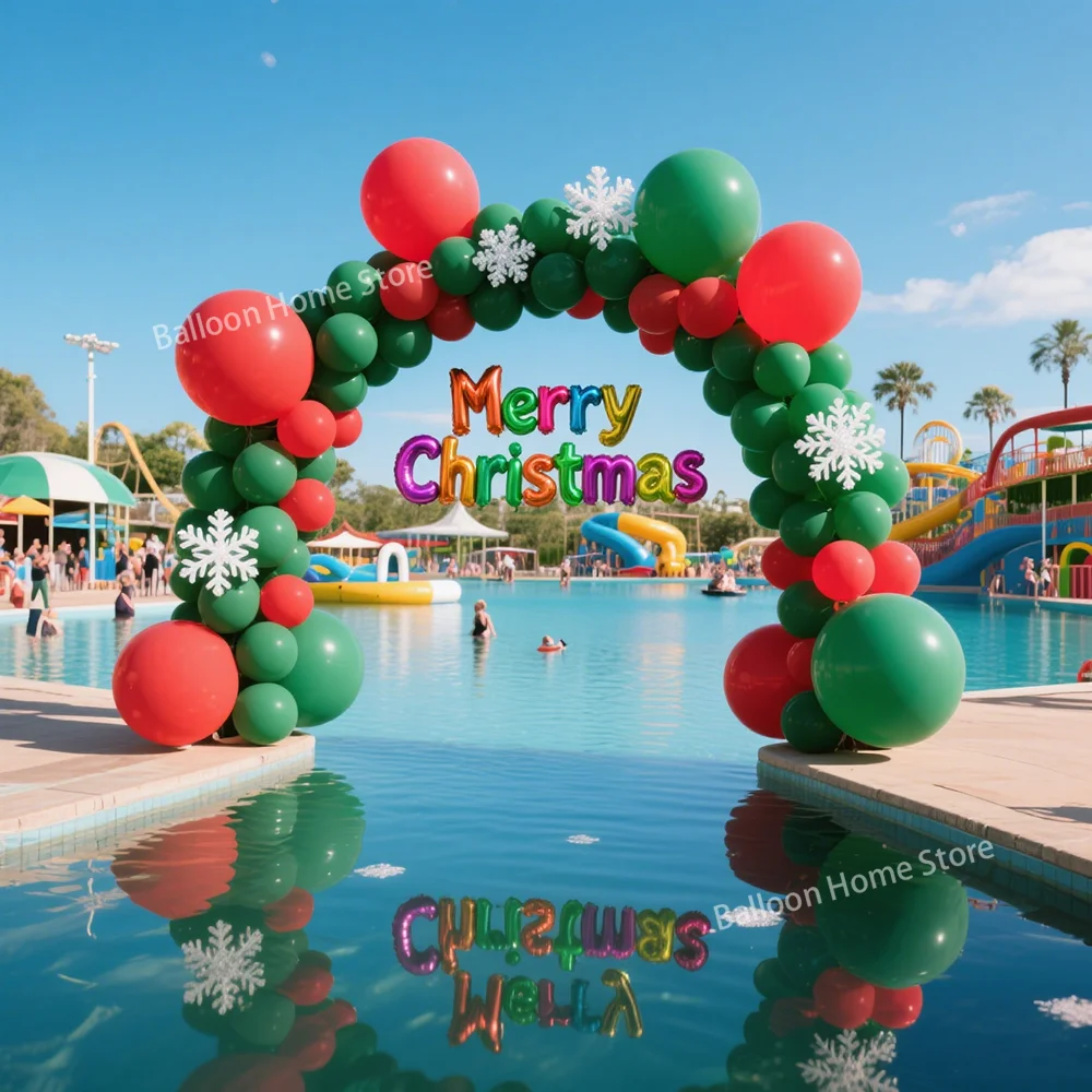 

5-36inch Green Red Balloon Garland Arch Kit Valentine Day Christmas Balloons Wedding Birthday Baby Shower Party Decoration Ball