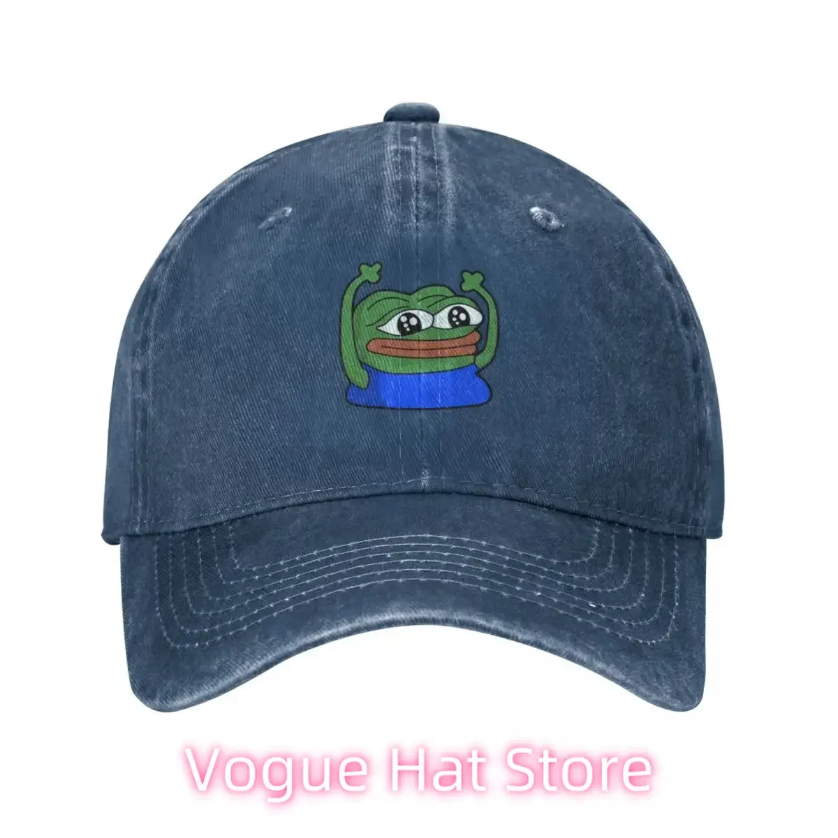 

Pepe Meme - Peepo Happy Baseball Cap Sun Hat For Children Vintage New In The Hat Caps Women Men'S