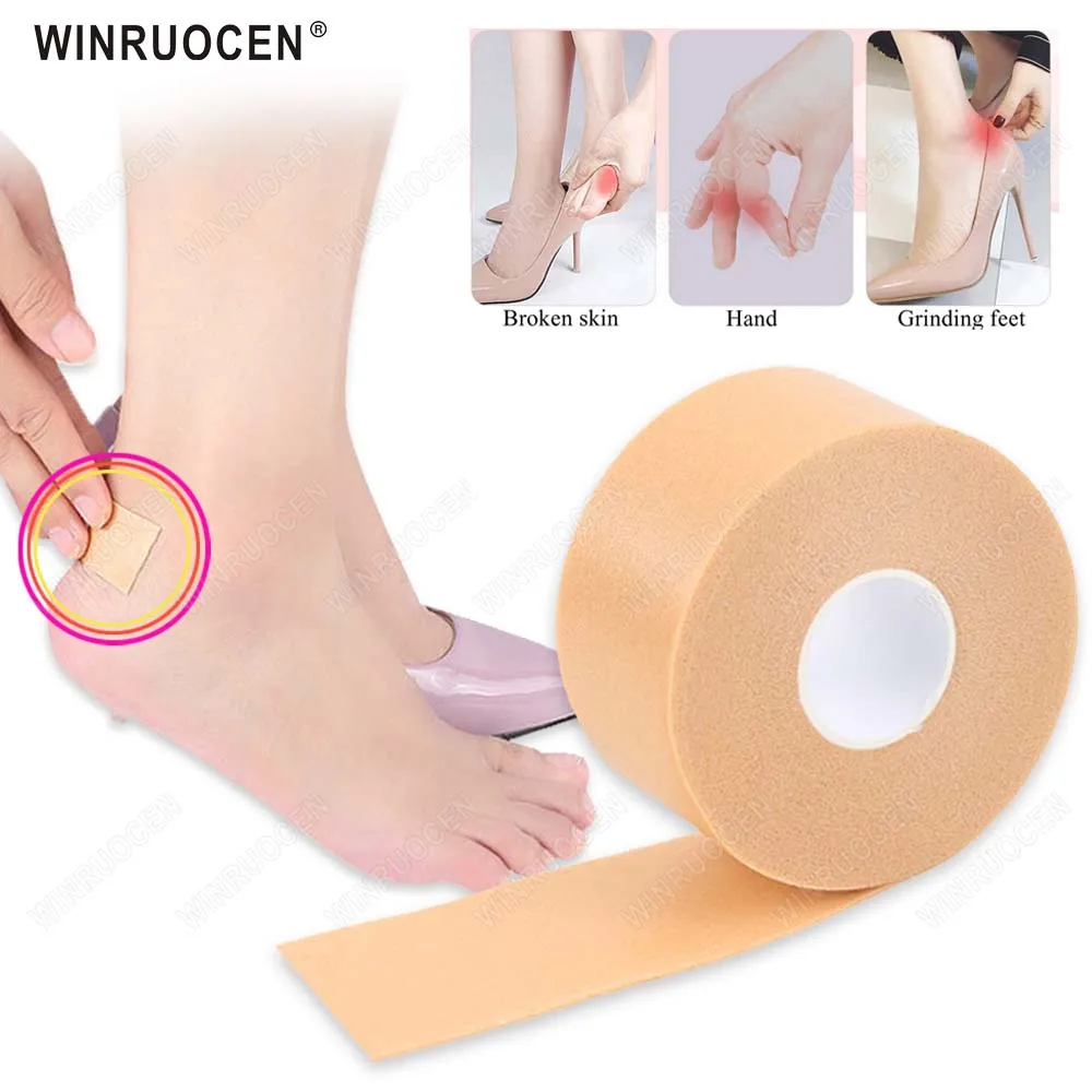 1 Roll 5M Invisible Women Silicone Gel Anti-wear Tape Bandage Foot Feet Care Insole Sticker Heel Protector Cushion Tapes