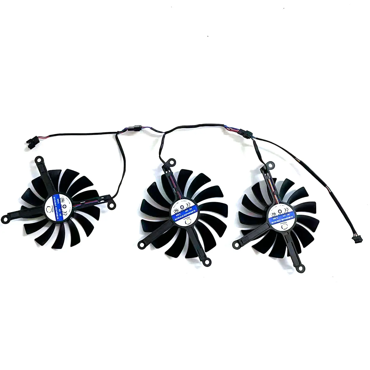 Imagem -03 - Ventilador de Cartões Gpu Radeon rx 6700xt Cf1015u12s 1x95 mm 2x87 mm 6750xt Xfx Velocidadester Swft 309 Rx6700 xt 12go