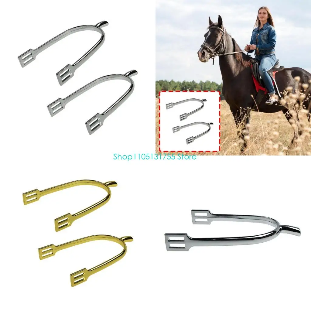 K0EF 2 قطعة قسط سبائك الزنك ركوب الخيل توتنهام مستطيلة المجوفة هيكل الرأس مطلي معدات الفروسية المهنية #1