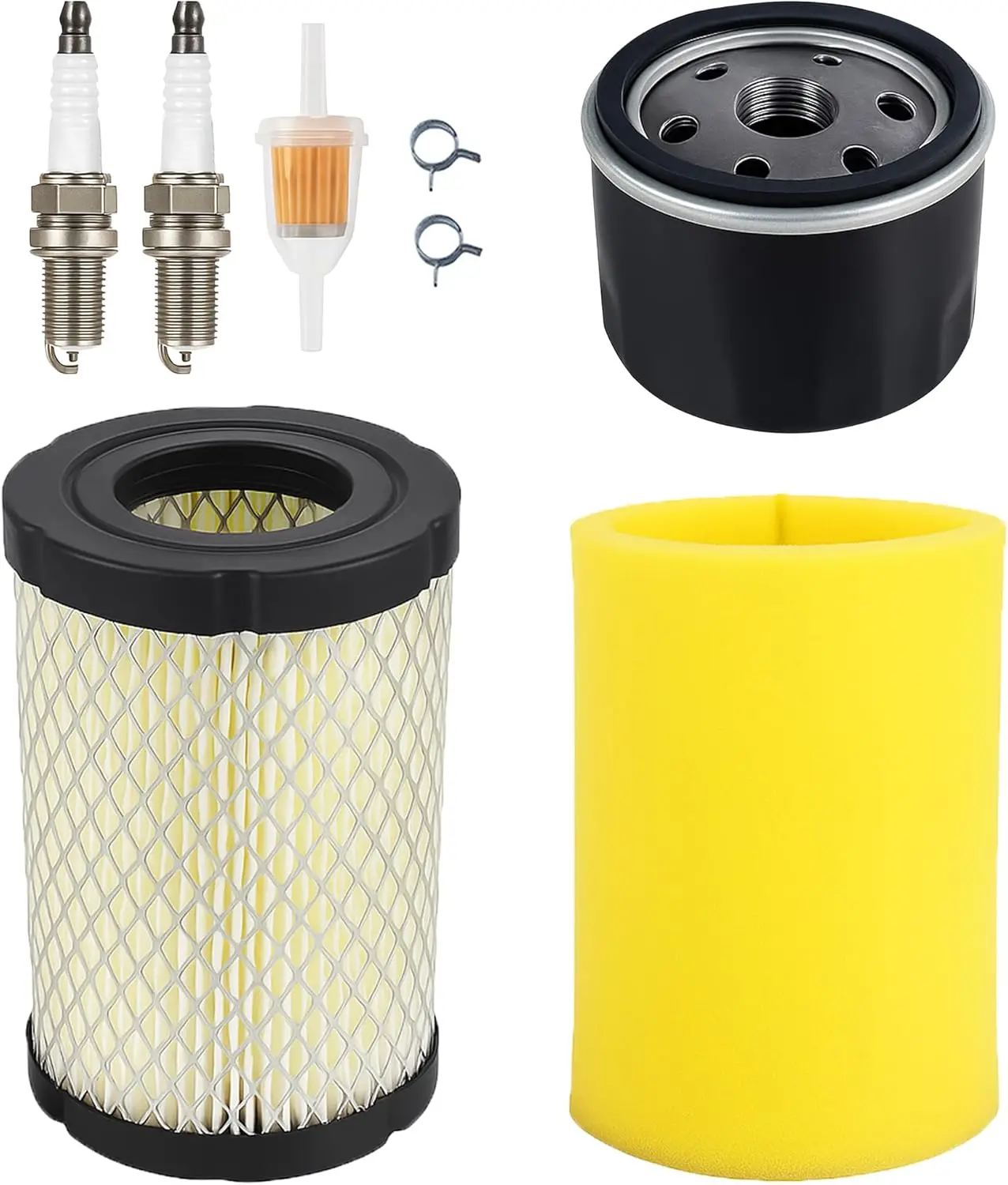 YTH18542 Air Filter Oil Filter Tune Up Kit for Husqvarna YTH18542 Mower Craftsman 917 Series 19.5hp 20hp 21hp Engine Replacement