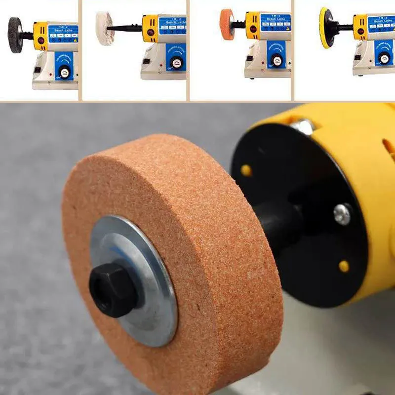 75 MM ZK30 Set Adaptor Roda Gerinda Bor Elektrik 3 Inci Bantalan Pemoles Abrasif Cakram Ampelas untuk Alat Putar Penggiling Logam