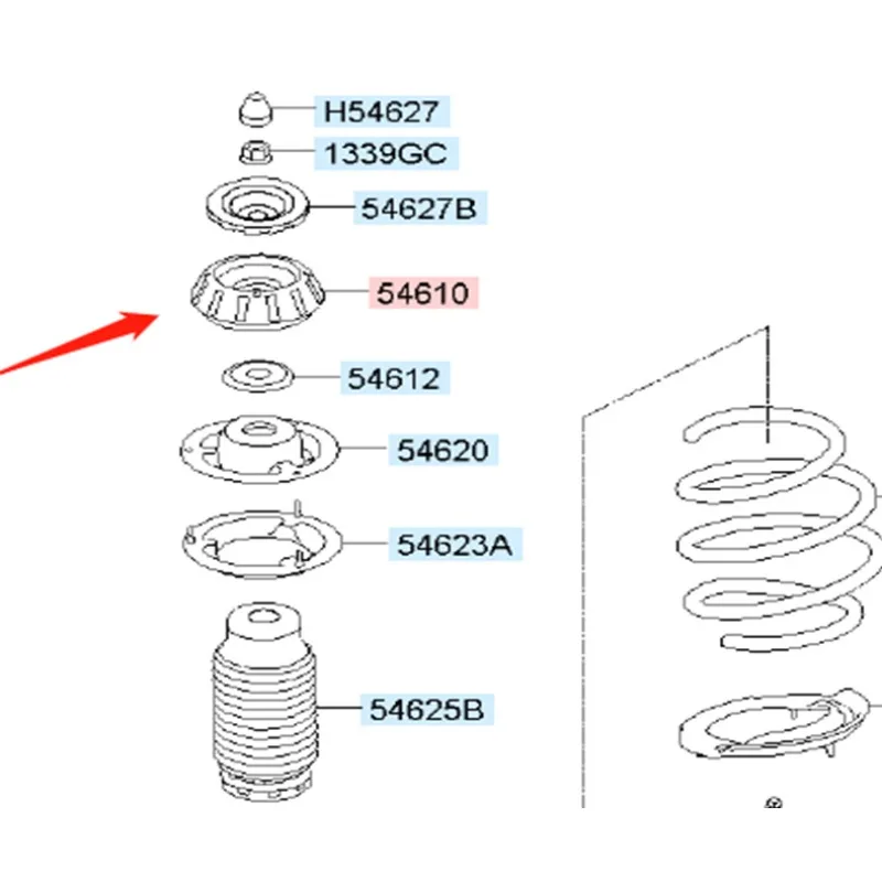 Suspension Strut Mount Front Fits For Hyundai Accent Solaris Verna 12-14 For KIA Morning Picanto TA 2011