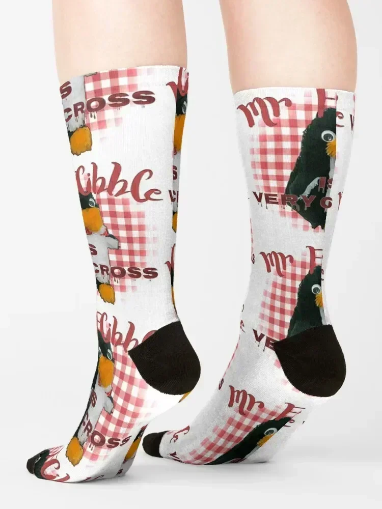جوارب Mr Flibble متقاطعة جدًا، جوارب عصرية متحركة، هدايا مضحكة، جوارب نسائية للرجال