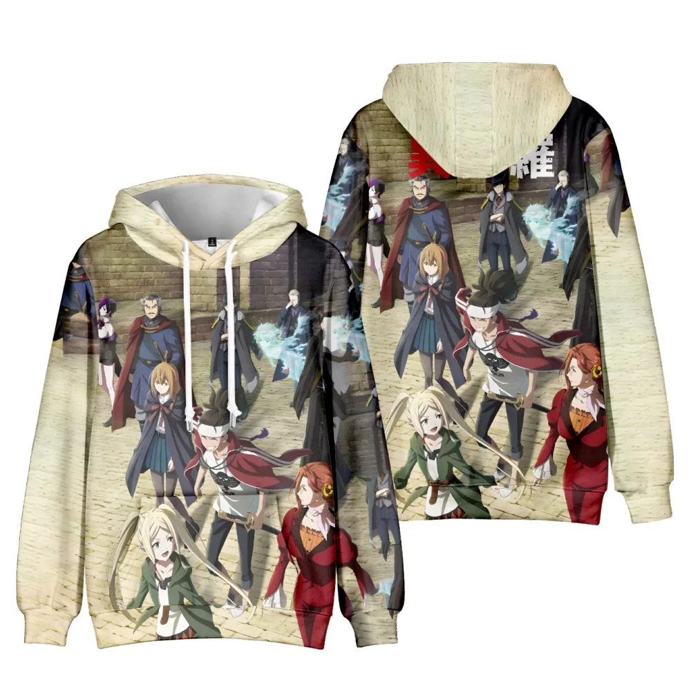 Anime Ishura Hoodie für erwachsene Männer Frauen Langarm Sweatshirt mit Hut Spiel Cosplay Hoodies Pullover 3D gedruckt Herbst Outfits