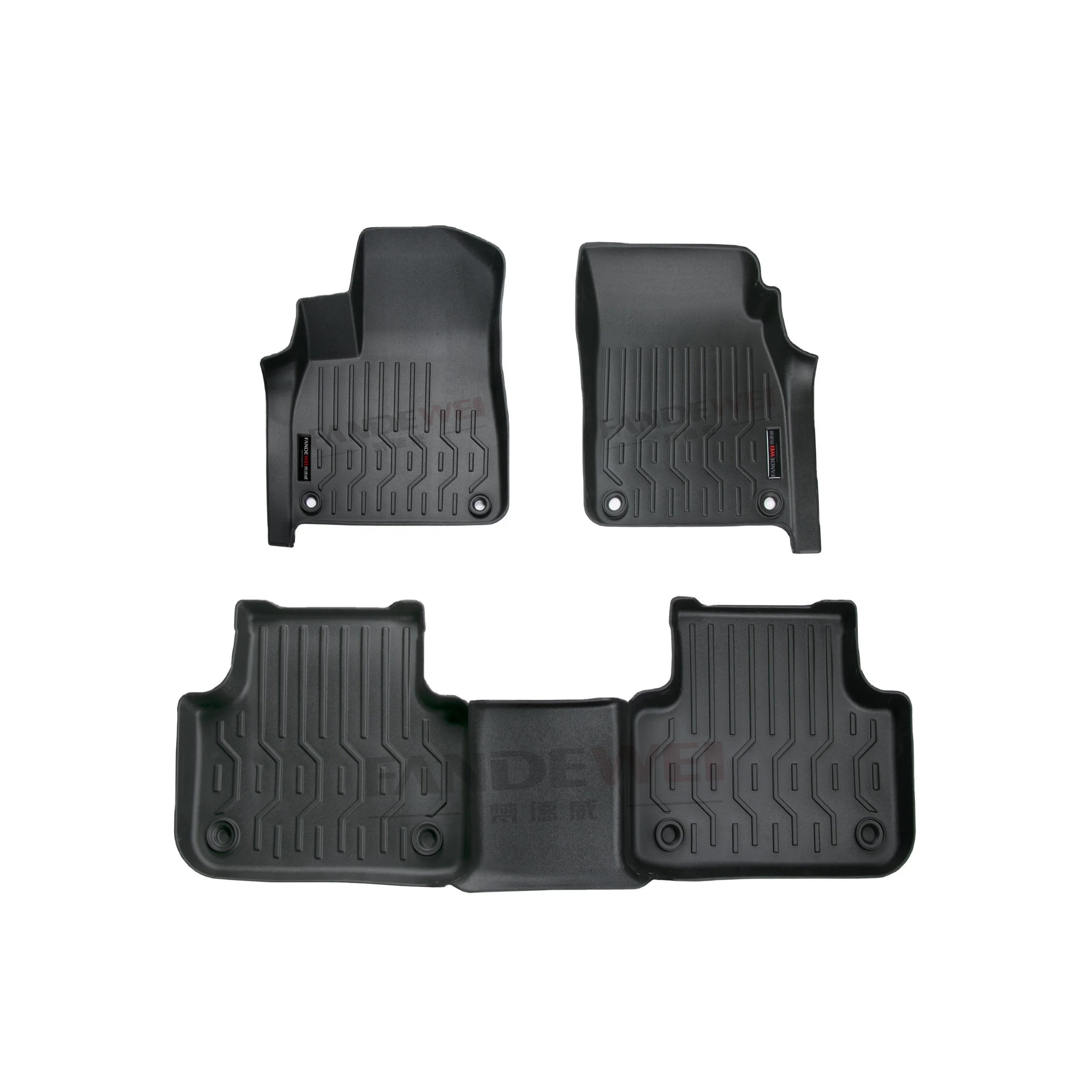 

3D TPV Rubber Best Quality Car Floor Mat Anti slip Anti Scratch Fireproofing for AUDI Q7 2019+