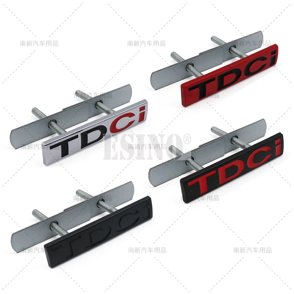 Car Styling 3D TDCI Grill Metal Zinc Alloy Emblem  Body Tailgate Accessory Badge for Ford Kuga Explorer Transit