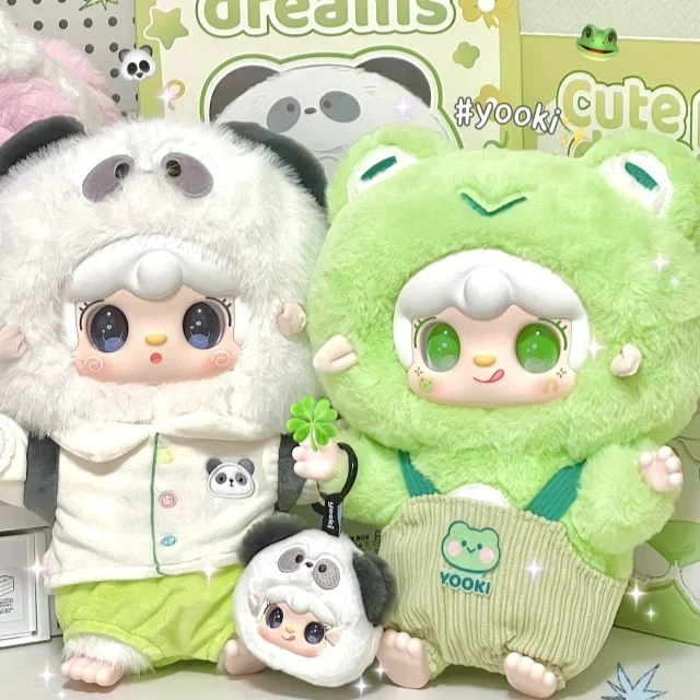 

Yooki V5 400% Cute Pet Dreams Vinyl Face Plush Toy Blind Box Trendy Toys Kawaii Room Decoration Collect Ornaments Surprise Gifts