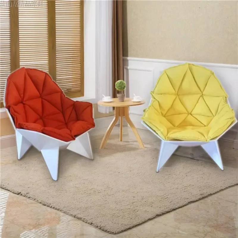 Modern Leisure Chair Fiberglass Waterproof Frame Cushion Catering Outdoor Bedroom Hotel Clinic Modular Hospital Use