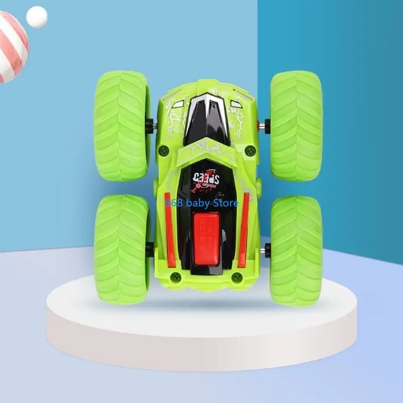 29EE For Boys and Girls Toddlers Vibration Inertial Car Big Tire Four-Wheel Drive Toy Car Toy Pull Back Car