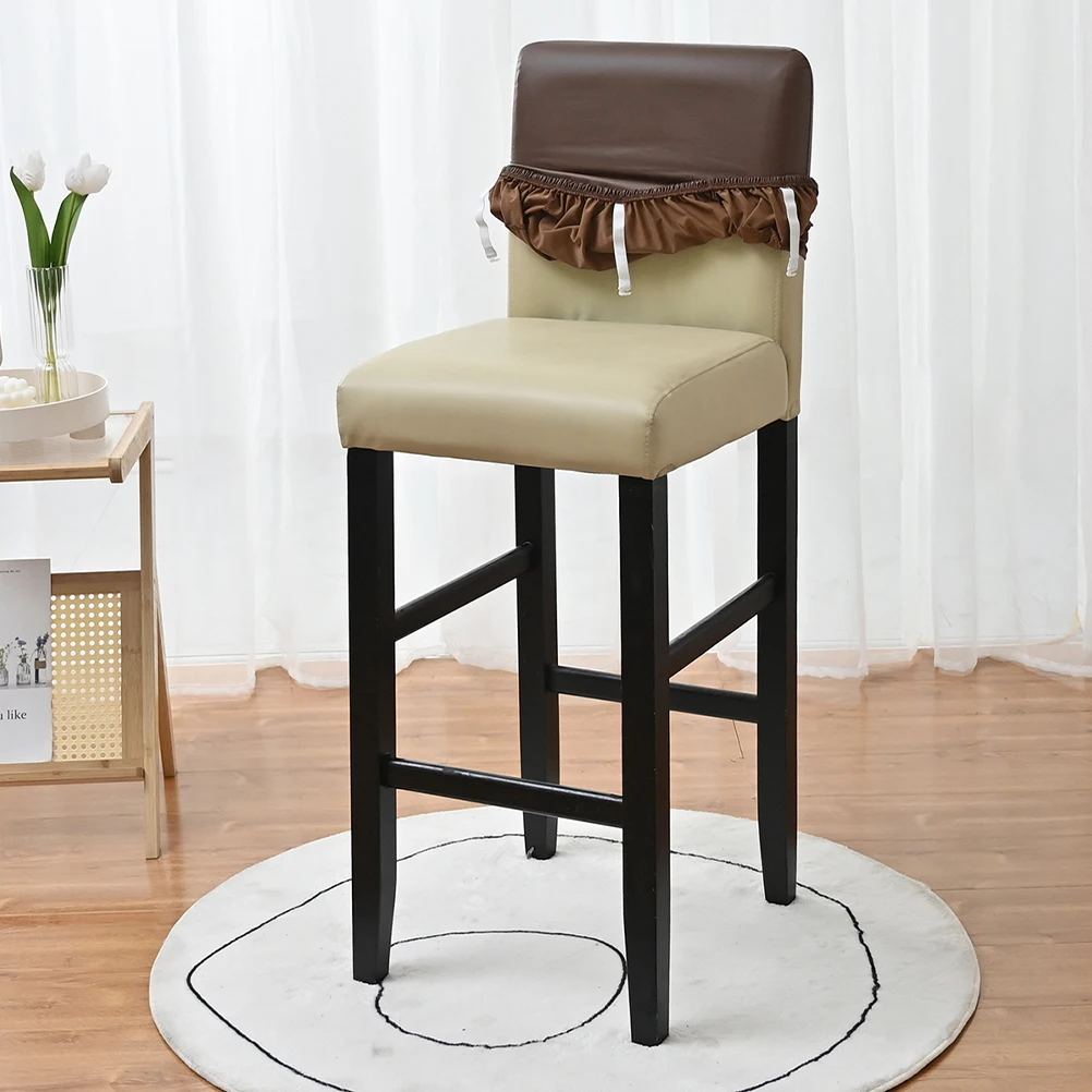 

Elastic Chair Cover PU Water Resistance Stretch Dining Covers Protector For Home Kitchen Banquet Celebration Comfortable