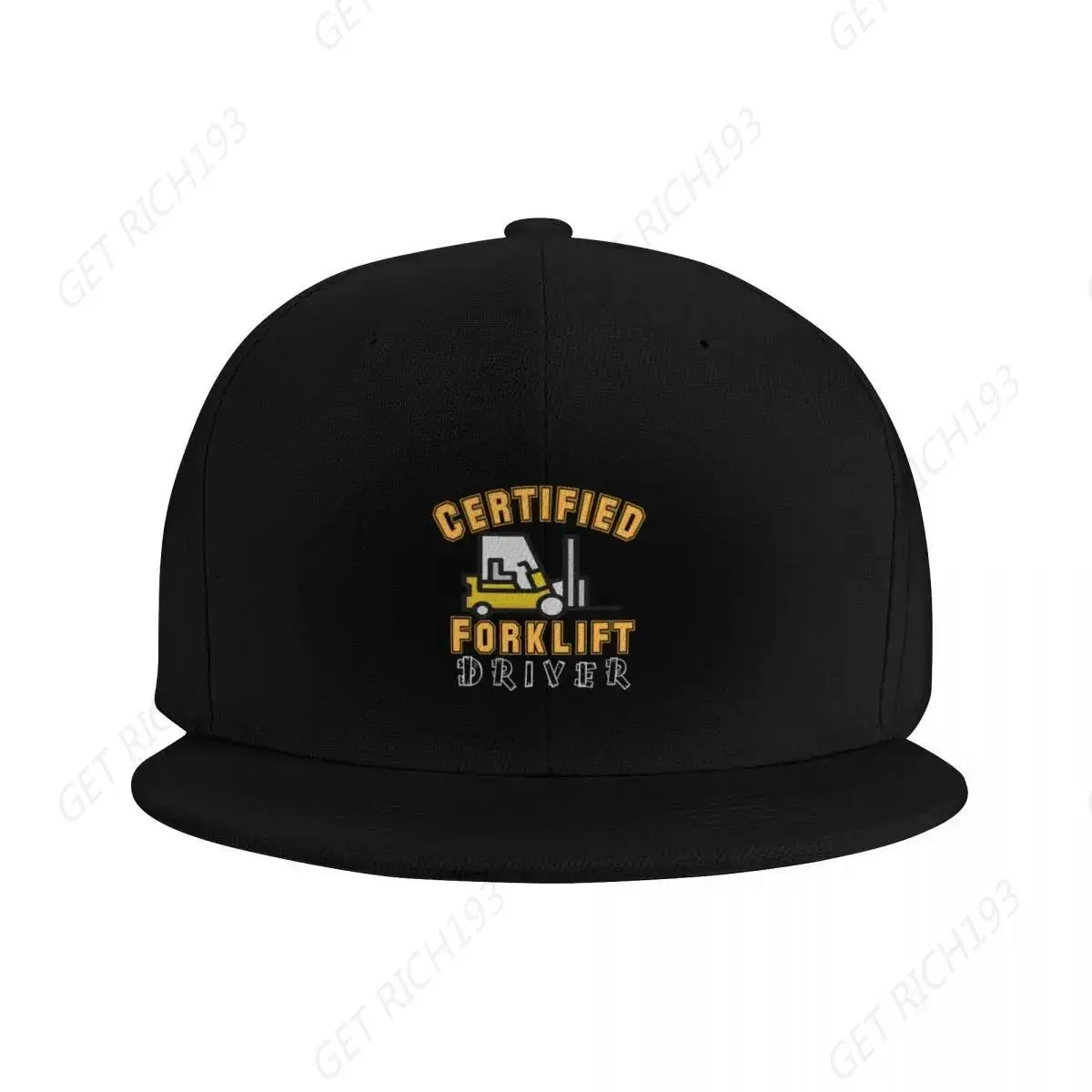 Forklift Certified Driver Flat Hiphop Baseball Cap Western Hat Trucker Hat Designer Hat Caps For Men Women One Size