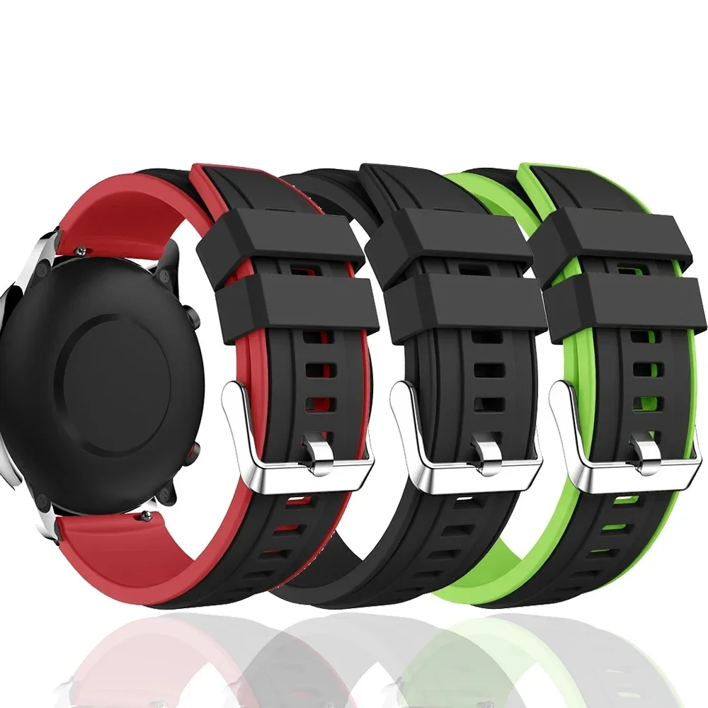 Replace Silicone Strap for Zeblaze Vibe 7/Pro/Lite/stratos 2 3/Btalk/GTR 3 Pro/Ares 3 Pro Bracelet Mi Watch 2 Pro S1 22mm Correa