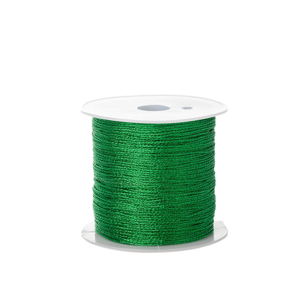 0,2mm/m Nylon Roségold Silber Perlen Faden Schnur Schnur für DIY Herstellung Armband Halskette hand gefertigte Makramee Bastel zubehör