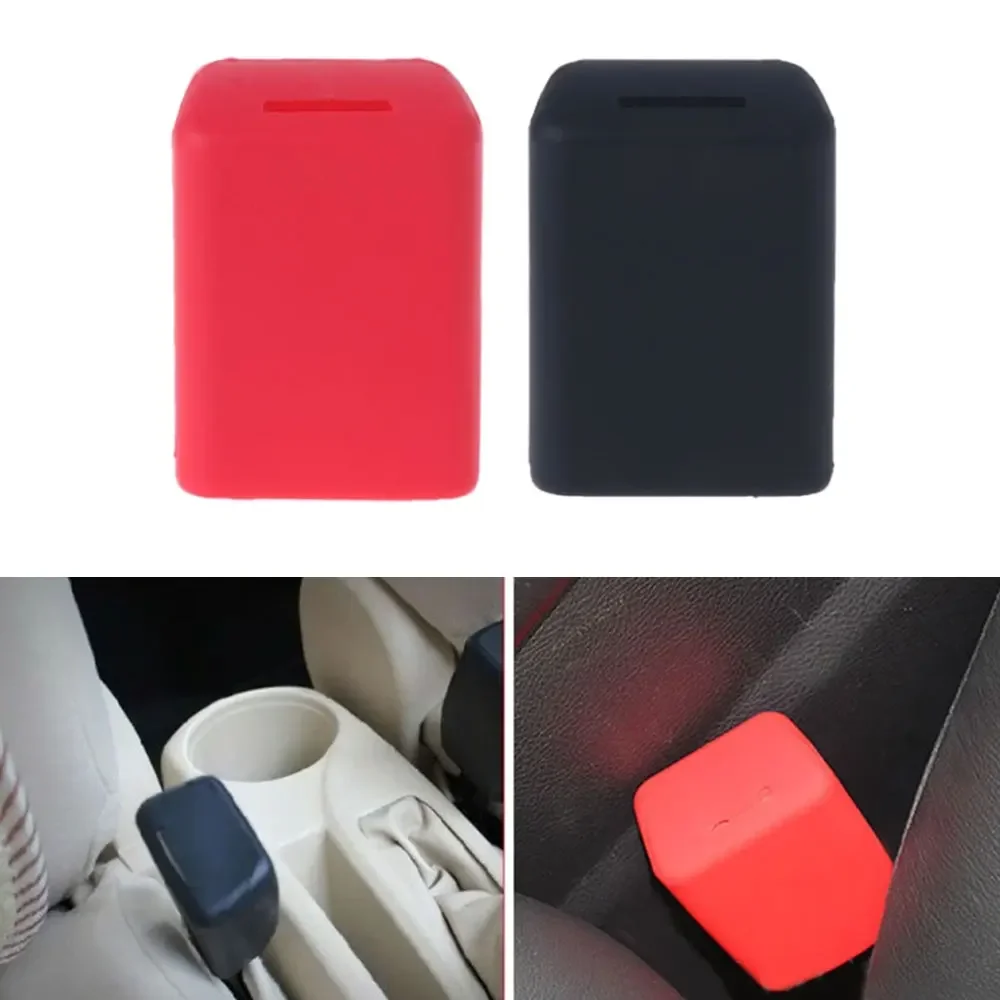 

1Pc Car Silicone Seat Belt Buckle Covers Clip Anti Scratch Dust Prevention Cover Case Universal Car Interior Tools Accessories