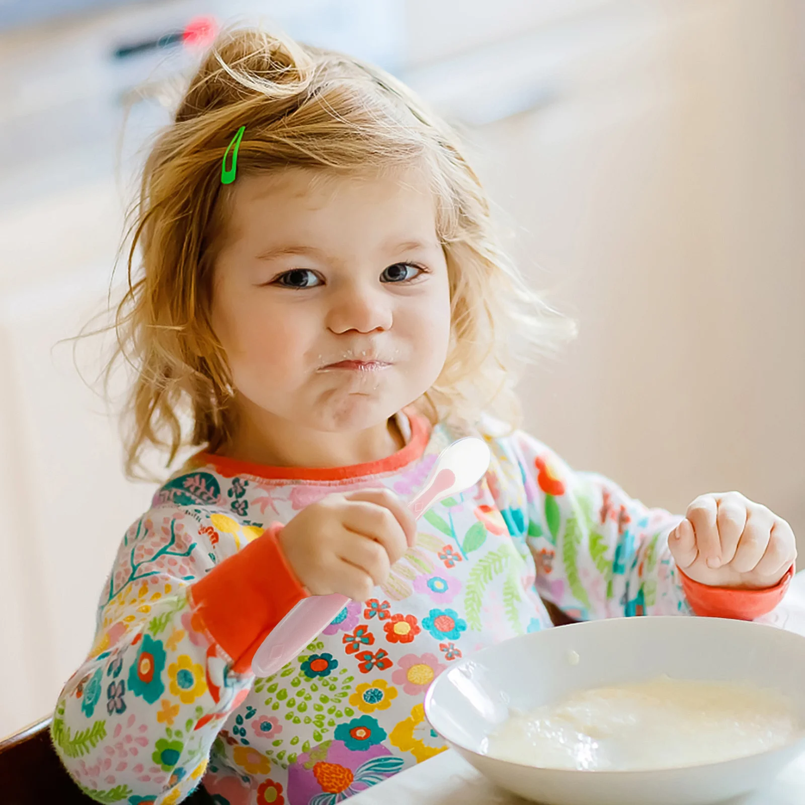 3-delige grote lepels kinderen peuter siliconen eten kauwen silicagel voor baby's