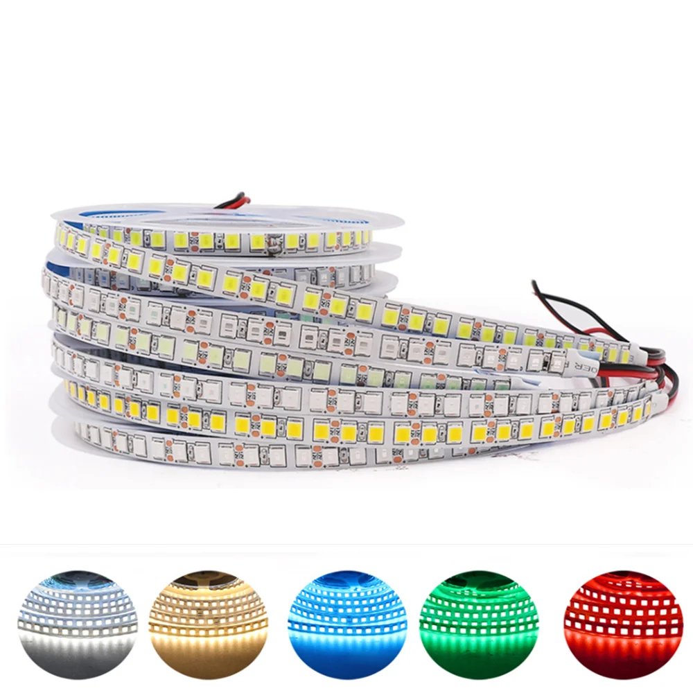 

5M 600LEDs LED Strip 2835 DC12V 120LEDs/m Home Lamp Strip Red Ice Blue Green Yellow Pink Flexible And Cuttable Soft Lamp Bar