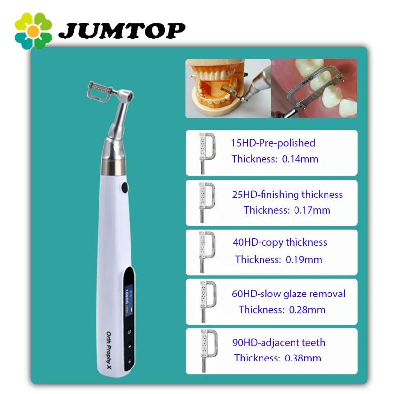 

JUMTOP Dental Electric Wireless IPR System Orthodontic Motor 2000-16000Hz Dentist Clinic Equipment Tools