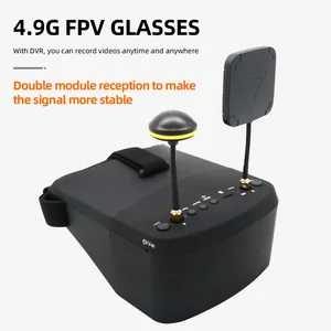 EV800D 5.8 G 40CH 5 Inci 800*480 Headset Video HD DVR Keragaman Kacamata FPV dengan Baterai untuk Model RC Drone FPV RC 12 drone vr penjualan terbaik - №