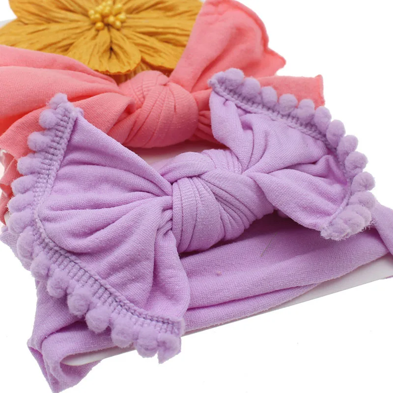 3Pcs/Set Cute Flower Baby Headbands Soft Elastic Newborn Girls Hair Band Sweet Bowknit Baby Hair Accessories