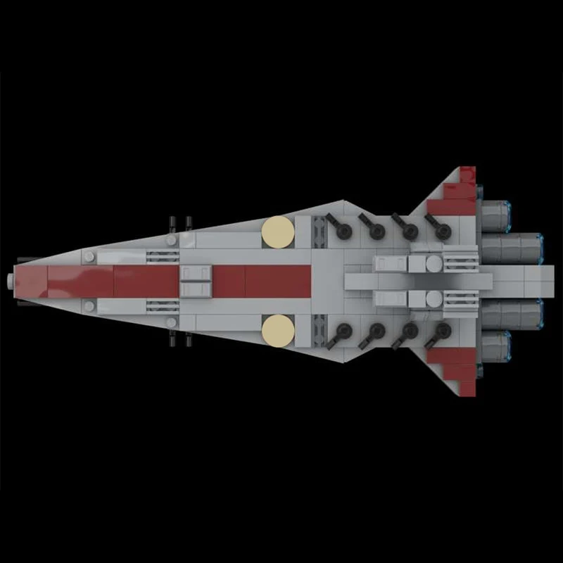 280pcs MOC Mini Venator-Class Republic Attack Cruiser Star Battle Building Blocks Christmas Gift Science and Technology Themed