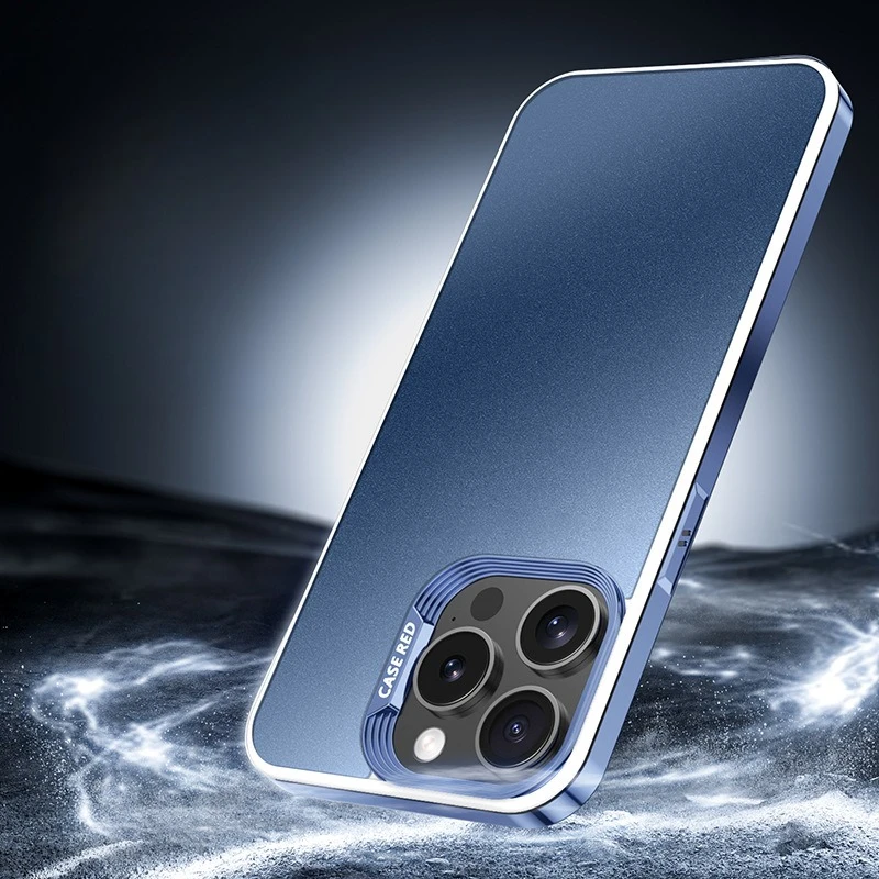 Качественный защитный чехол с гальваническим матовым вращающимся кронштейном и защитой от падения, подходит для iPhone 15, 16, полная серия