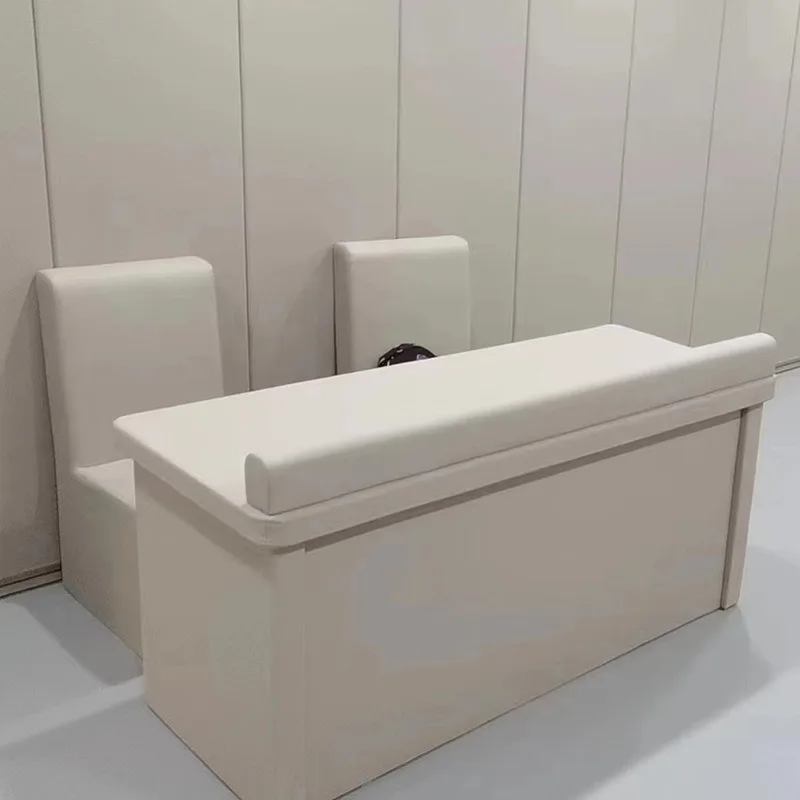 Interrogation room anti-collision tables and chairs, safety anti-collision nano cotton soft table, office furniture table