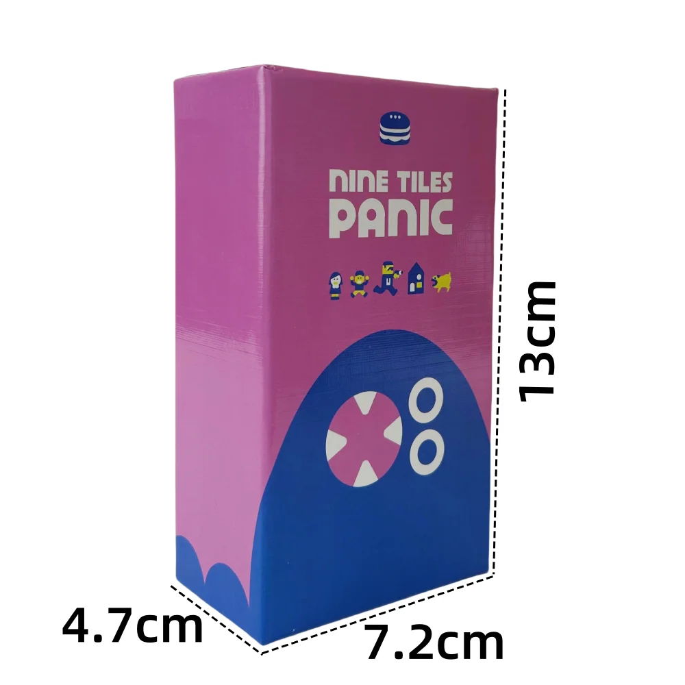 In a Grove / Nine Tiles Panic / Fafnir / SCOUT – Ein strategisches Push-Brettspiel für Familienabend- und Partyspiele – Detail 3