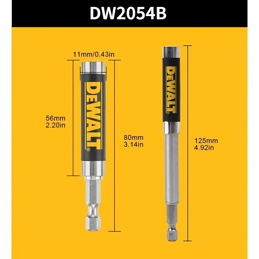 DEWALT DW2054B Magnetischer Schraubendreher-Führungsadapter 1/4 Zoll Bit-Sockeladapter Werkzeug für Schraubendreher Magnetischer Bit-Halter – Detail 2