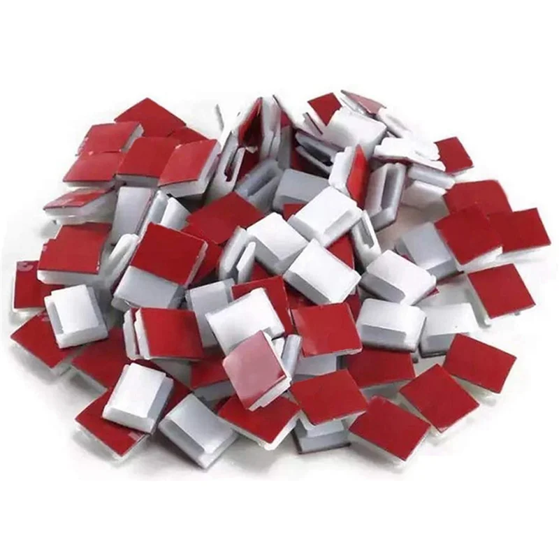 ABAH-Self-Adhesive LED Strip Light Mounting Brackets And Clips,LED Light Strip Clips,LED Strip Light Holder (1000-PACK White)