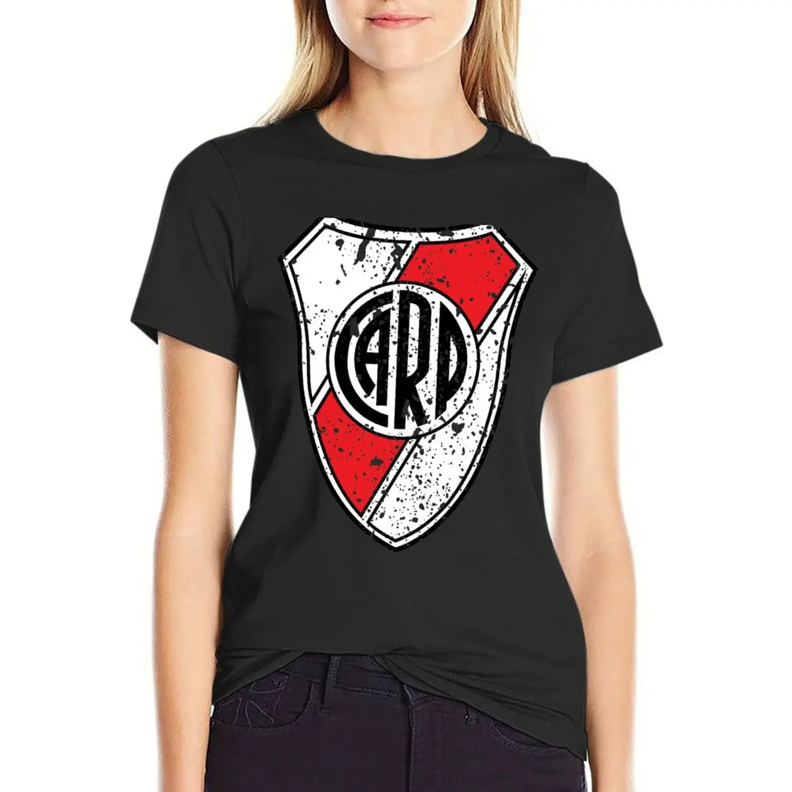 

River Plate T-Shirt animal print shirt for girls vintage funny Women t-shirts