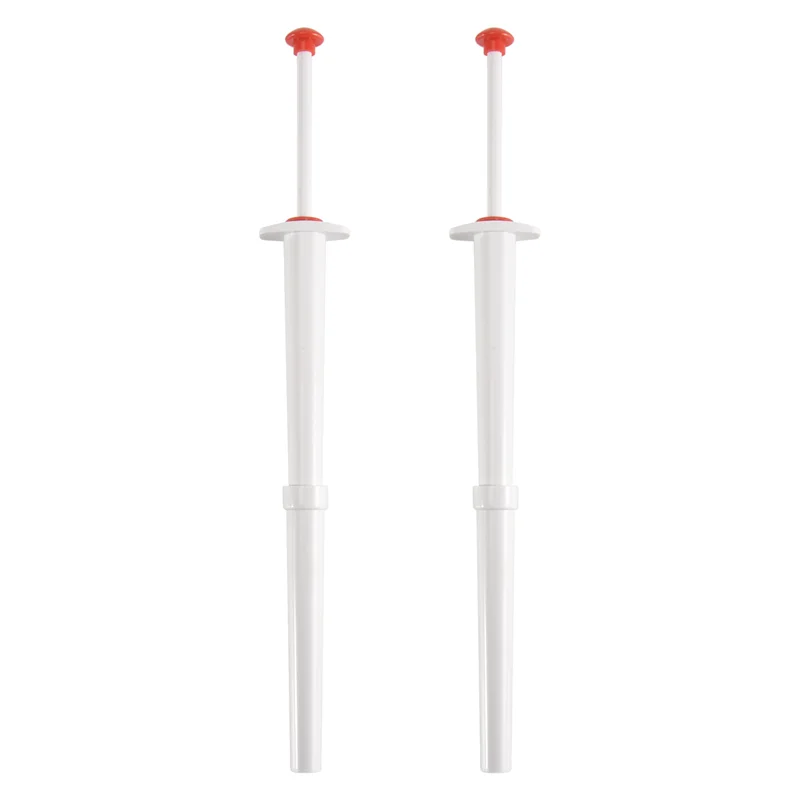 デラックス ピクルス ピンチャー、2 個セット、ピクルス ピッカー ステンレススチールとプラスチック - オリーブ ペッパー グラバー - ABGL