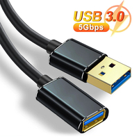 Extension Cable Male to Female Extender Cable Fast Speed USB 3.0/2.0 Extended for laptop PC PS4 USB 3.0 Extension 0.5/1/1.5/2/3M