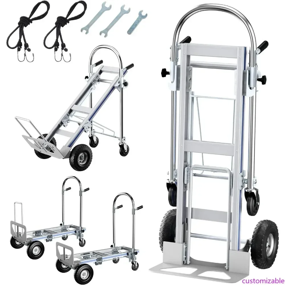 

Хит продаж: Алюминиевая тележка-трансформер 3-в-1 с грузоподъемностью 450 кг и пневматическими колесами – складная, сверхпрочная, для перевозки грузов