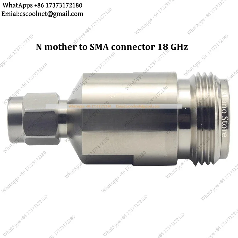 N to SMA Adapter 18GHz — High Frequency RF Coaxial Connector N Male/Female to SMA Male/Female Stainless Steel 1Pcs