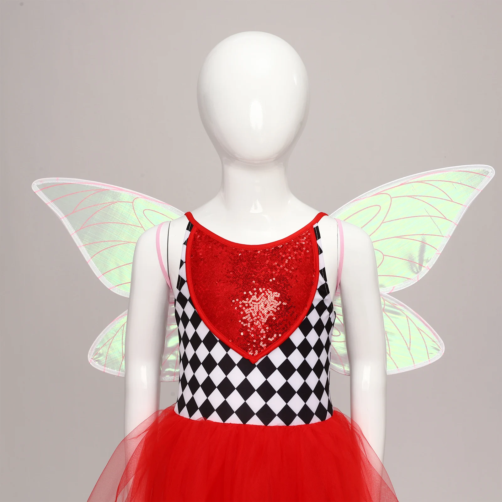 ผู้หญิงสาวผีเสื้อ Fairy ปีกเครื่องแต่งกาย Sparkle Princess Angel Wing สําหรับปาร์ตี้ฮาโลวีนโปรดปรานคอสเพลย์เครื่องแต่งกาย Props