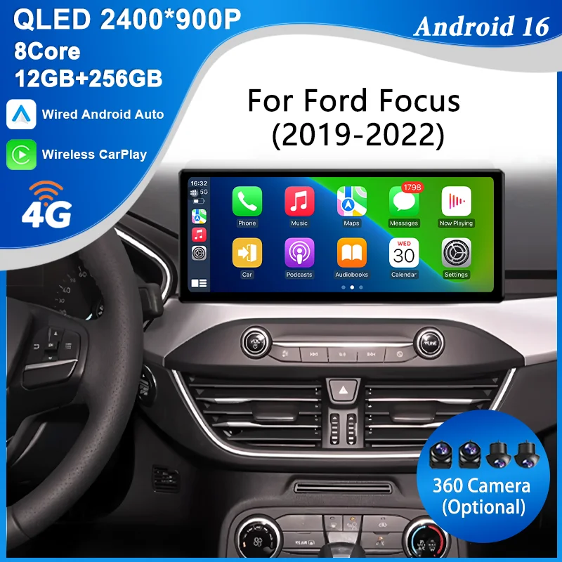 for Ford Focus 2019-2022 12.3