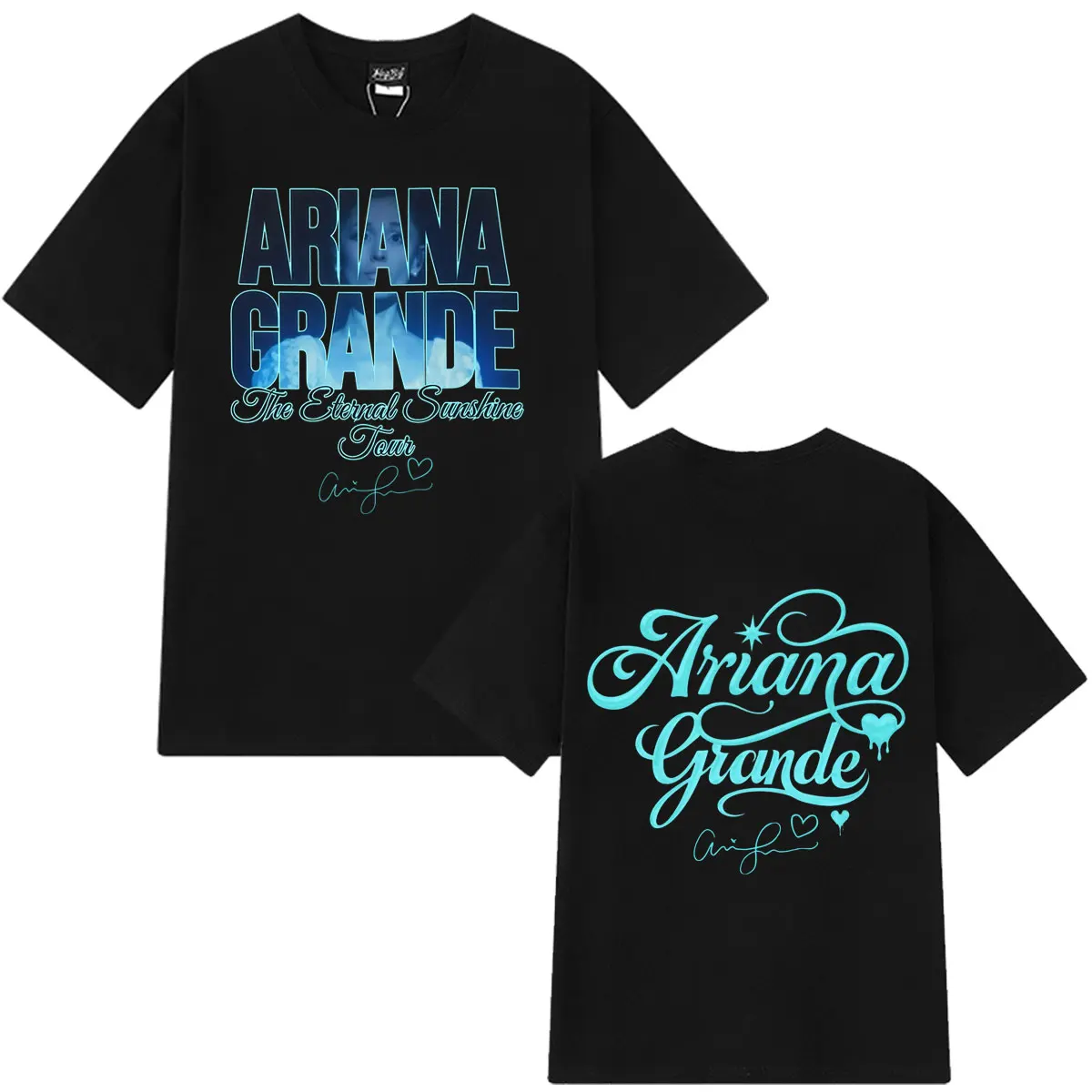 T-shirts imprimés Ariana Grande Eternal Sunshine Tour 2026 pour hommes et femmes, T-shirt vintage à manches courtes, T-shirts décontractés en coton