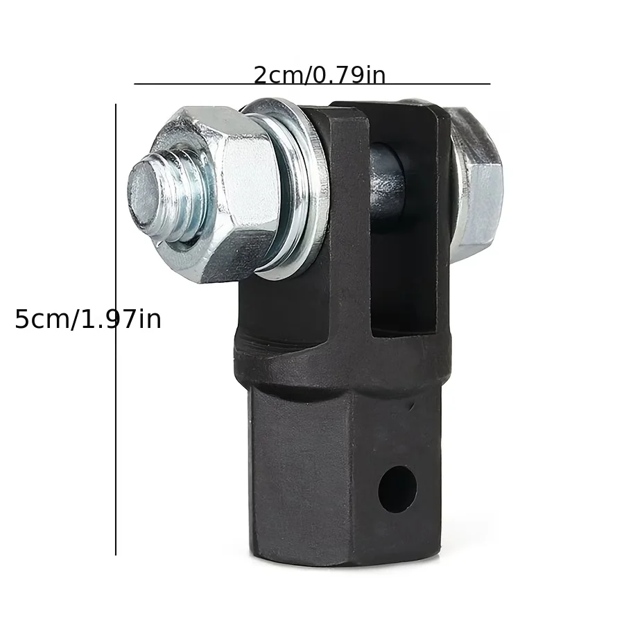 Adaptor Scissor Jack untuk Digunakan dengan Alat Penggerak 1/2 Inci atau Kunci Impact, Alat Adaptor Listrik Hemat Tenaga, Adaptor Kunci Penggerak