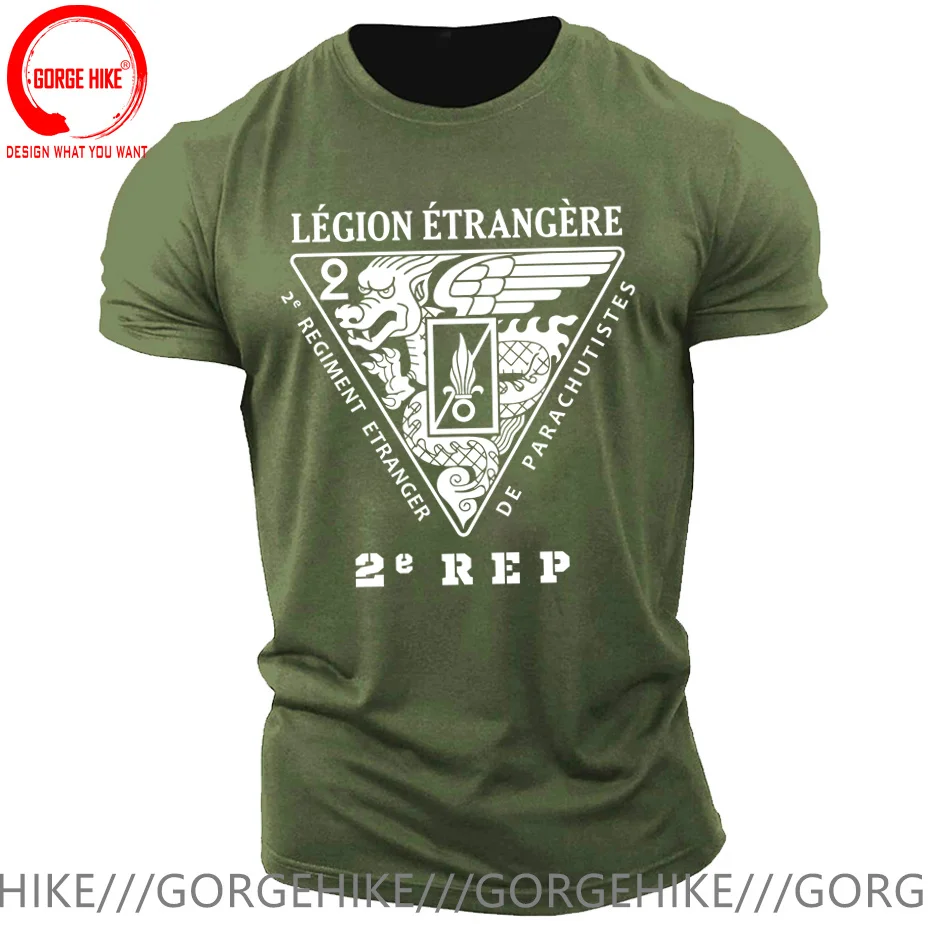 New French Foreign Legion Special Forces World War Army T Shirt Men Tshirt Homme Camisetas Men Cotton T-shirt Tees Tops Clothing