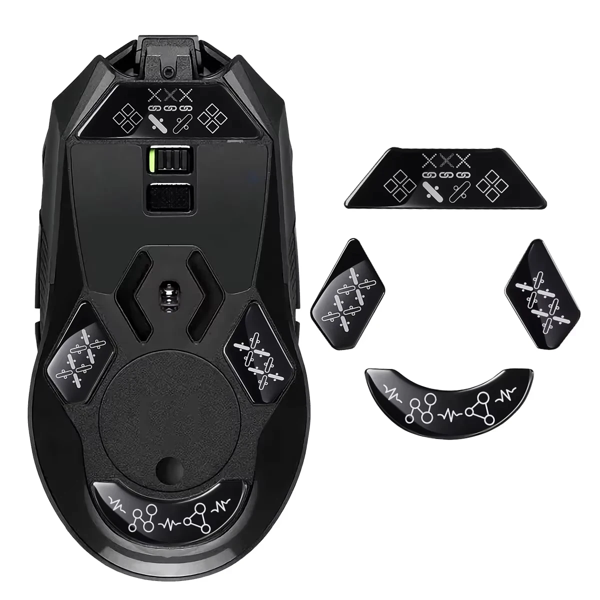 Glass Mouse Skates for Logitech G903 Lightspeed Wireless Gaming Mouse Feet Pads Smooth Durable Game Mice Accessories