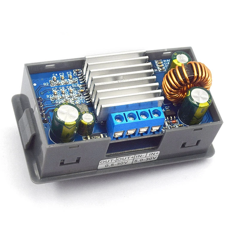 DC-DC Buck Boost Converter CC CV 0.5-30V 4A 5V 6V 12V 24V Moduł zasilania Regulowany regulowany zasilacz laboratoryjny ZK-4KX