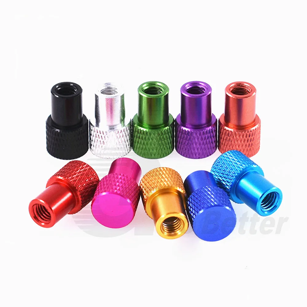 

5Pcs/lot Ultralight Colourful Aluminium Alloy Hand Tighten Knurled Thumb Nut M3 M4 M5 M6 for FPV RC Car Parts Hardware