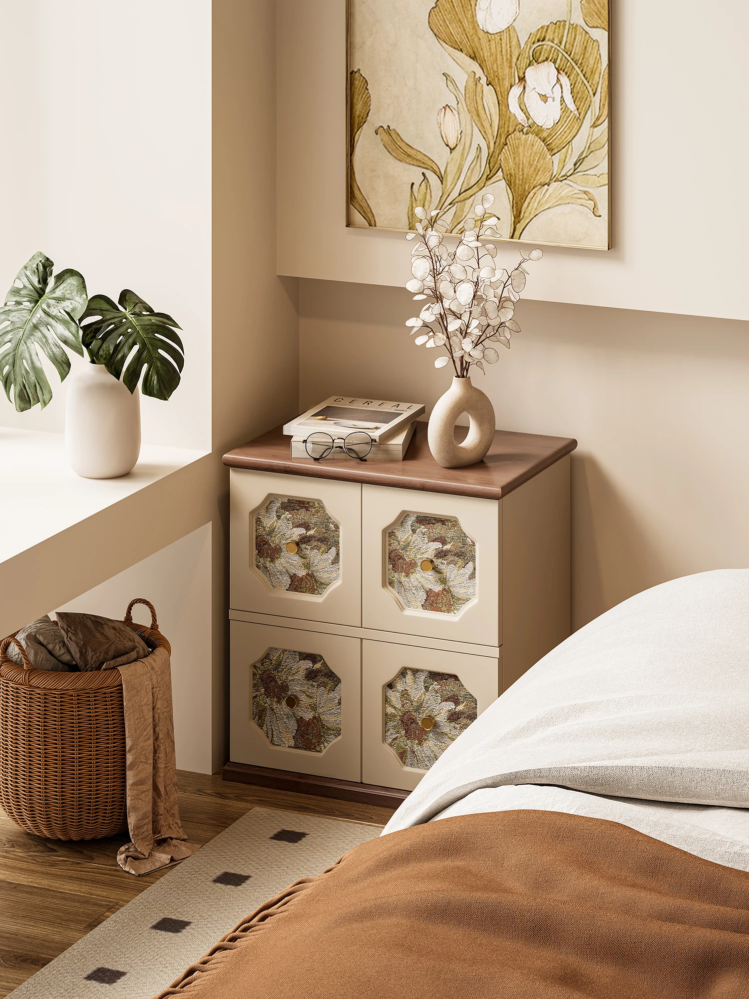 خزانة تخزين لتزيين الحائط لغرفة النوم وغرفة النوم المنزلية من Master Designer #5