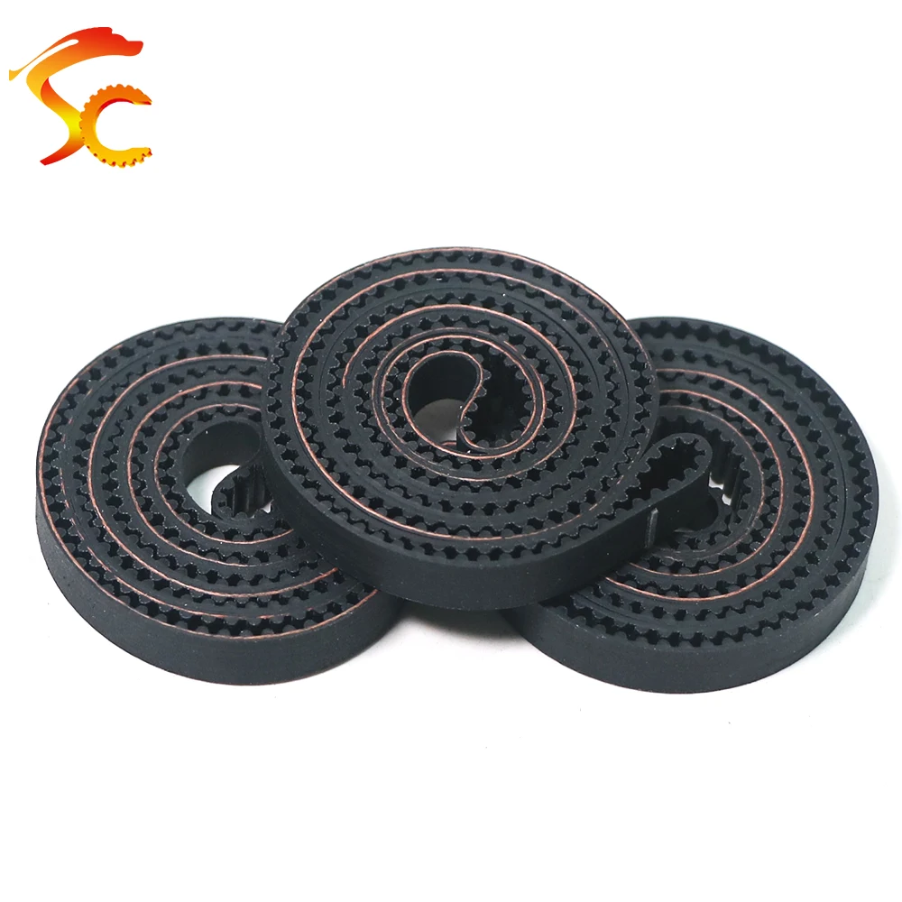 2GT/2M-782-6/10mm closed loop rubber belt 2GT/2M-782-6/10mm timing belt Teeth 391 Length 782mm width10/6mm for 3D printer