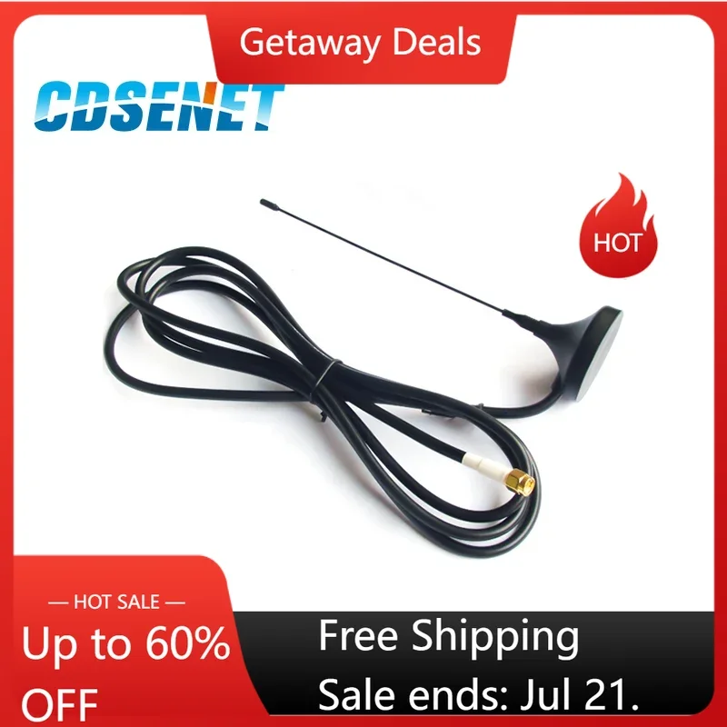 

4 шт. SMA Male 433 МГц Wifi uhf Антенна TX433-XPL-100 433 дБи магнитное основание с высоким коэффициентом усиления м