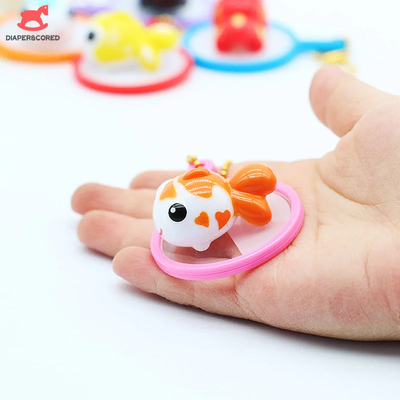 Dollhouse Creative Pocket Mini Cartoon Goldfish Doll House Miniature Food Play Model Props Accessories