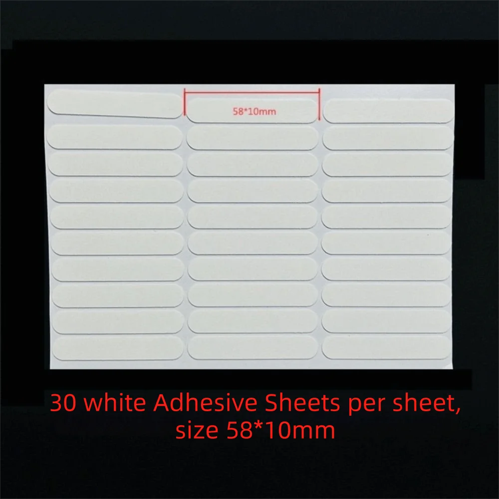 1pcs Transparent Acrylic Flip-top Nail Storage Boxes with Adhesive Sheets Square Nail Boxes Dust-proof Empty Nail Boxes
